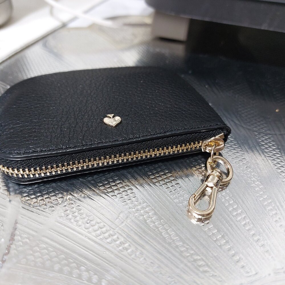 Kate Spade Mini Clip On COIN PURSE KEYCHAIN BAG CHARM Mini Bag Wallet 2 COLORS - Picture 4 of 14